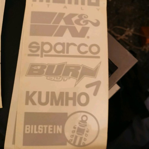 Car stickers new, pack