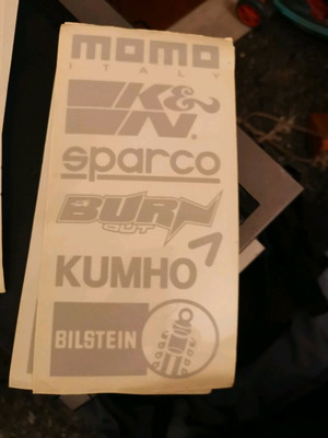 Car stickers new, pack