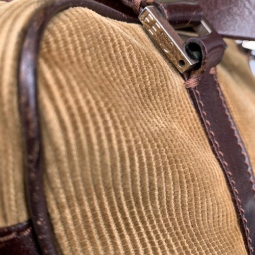 Fendi handle handbag used, brown