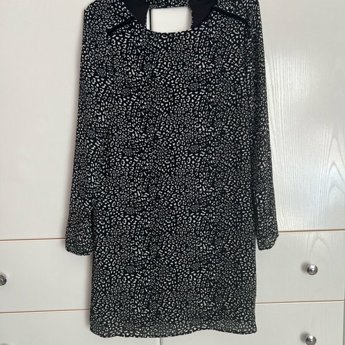 Mini animal print dress used, size Small