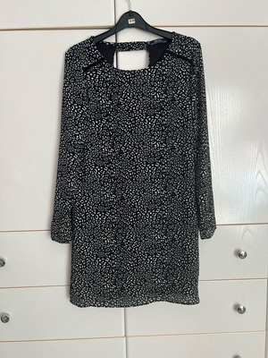 Mini animal print dress used, size Small