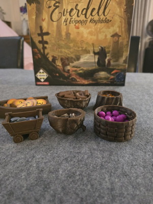 3d printed Everdell board game containers set