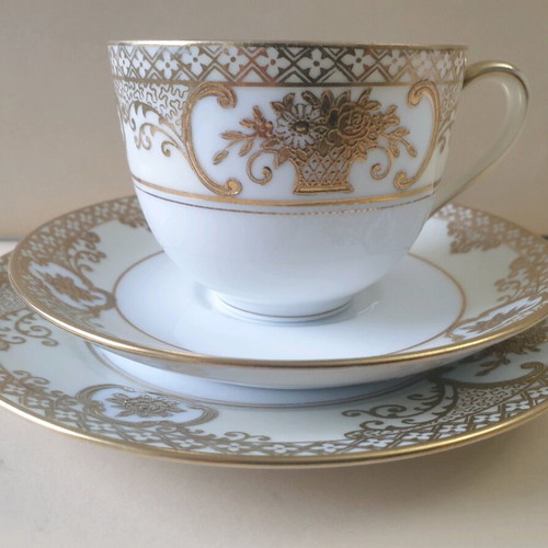 Noritake Vintage Japanese Triple Set 1920-1930 Like New