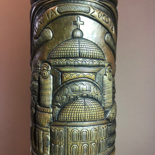 Decorative Kalykas Agia Sofia used with Double-Headed Eagle