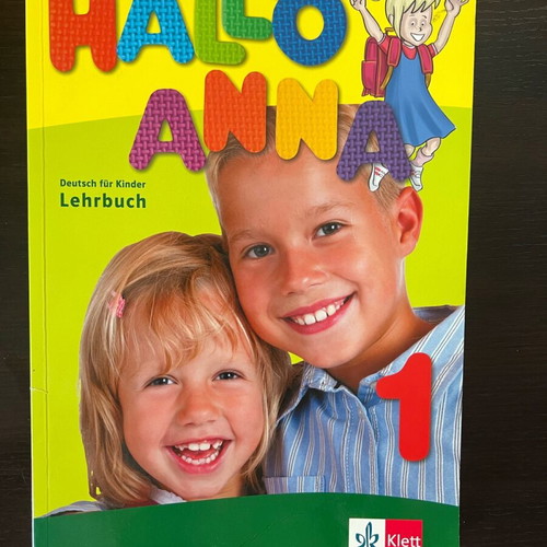 German language learning books for children aged 6, set of 3 with 2 CDs