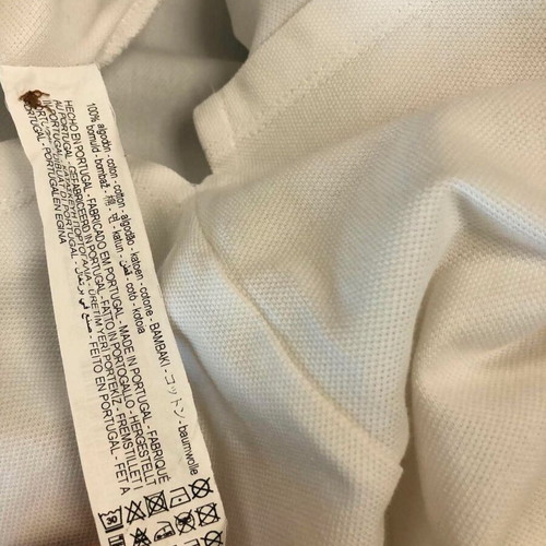 Inditex blouse, white and blue, size S