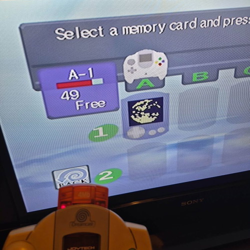 Visual Memory Unit 4Mb for Sega Dreamcast like new