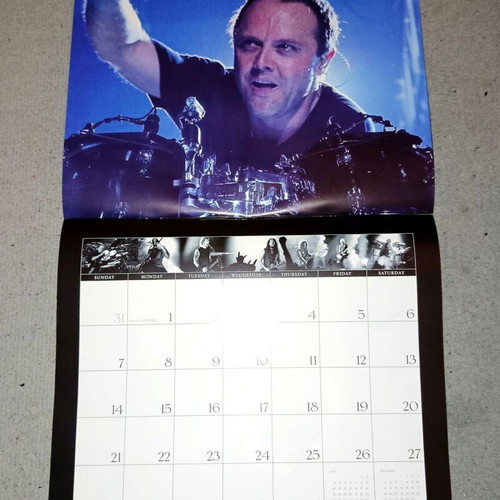 Metallica 2005 collectible calendar new