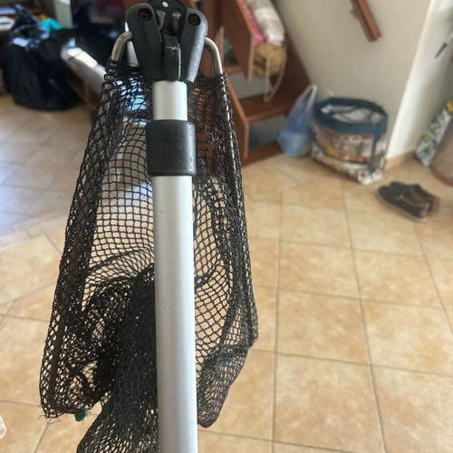 Aluminum Telescopic Fishing Net Like New, Metal Handle 1.40m
