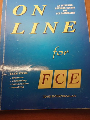 Online for FCE English learning book used with notes
