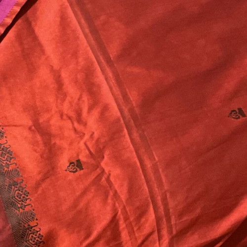 Silk throw Soie Sauvage new, 2.20x2.20 m, double bed size