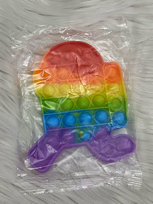 Pop It Fidget colorful humanoid like new