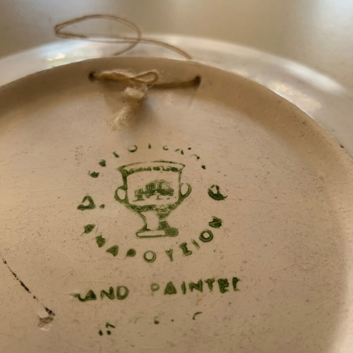 Evagelistria of Tinos Church Handmade Plate used