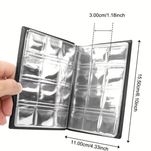 Coin storage album 120 slots, 4 colors