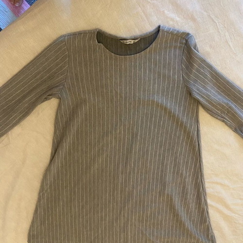 Stradivarius gray mini dress A-line medium size like new