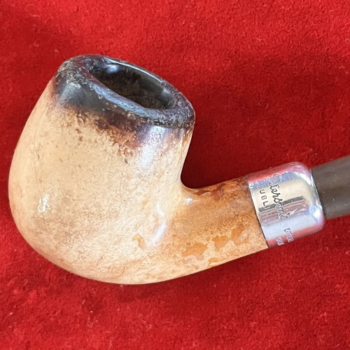 Πίπα καπνού Peterson of Dublin Meerschaum με δαχτυλίδι από ασήμι Sterling .925