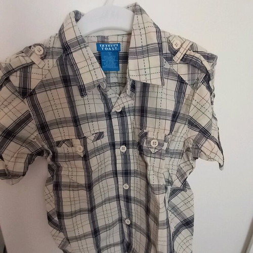 Shirt and pants 4-5 years new, gray and blue