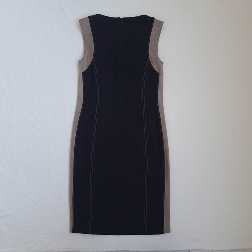 Marc Cain women's bodycon dress like new, size XS/S, beige and black