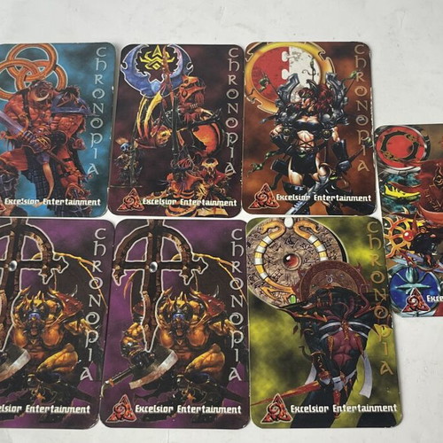 Chronopia Excelsior Entertainment Set of 7 Collectible Mutant Chronicles Cards used