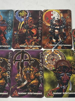 Chronopia Excelsior Entertainment Set of 7 Collectible Mutant Chronicles Cards used