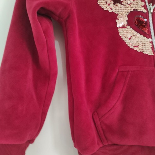 Girls' Vanity cardigan size 8 used, red