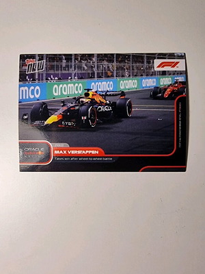Topps Now F1 Formula 1 2022 Max Verstappen Red Bull Racing σαν καινούργιο