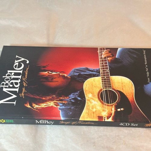Bob Marley Songs Of Freedom 4 CD box set like new, reggae