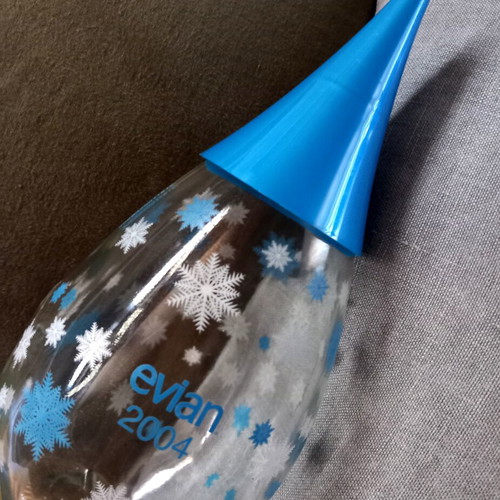 Evian Collectible Bottle 2004 Designed by Christian Lacroix
