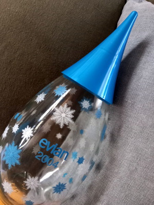 Evian Collectible Bottle 2004 Designed by Christian Lacroix