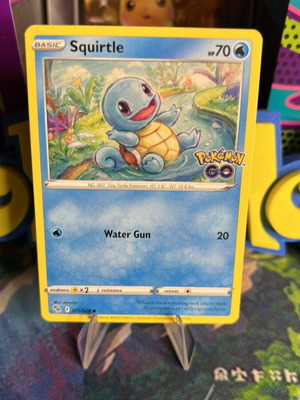 Squirtle PokemonGo Pokemon card mint condition