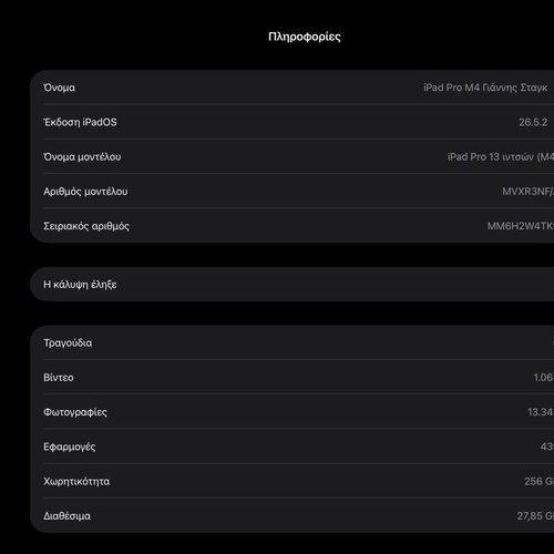 iPad Pro M4 13 Inch 256GB Like New