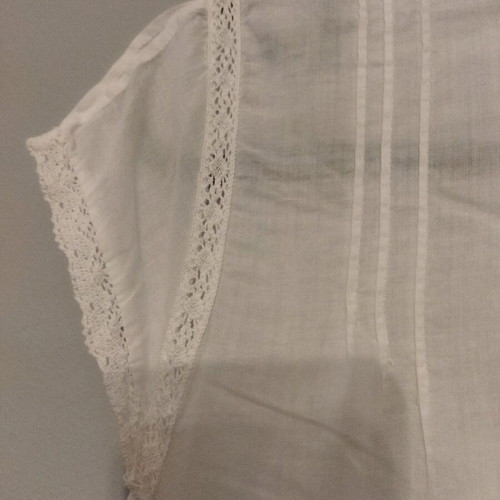Zara dress like new, white mini with lace, size M