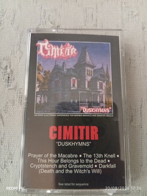 Cimitir Duskhymns cassette tape, hand numbered
