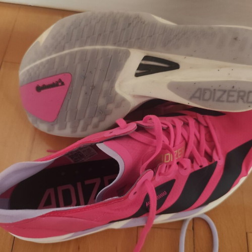 Adidas Adizero Takumi Sen 11 running shoes like new, size 40, pink
