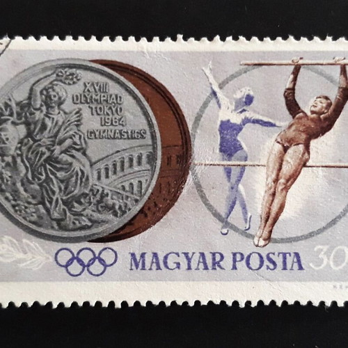 Hungary 1965 Olympic Games Tokyo Gymnastics Stamp