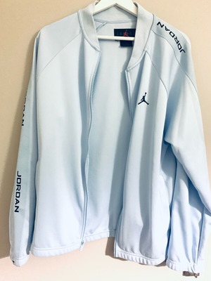 Jordan Essentials Tracksuit jacket like new, men's blue sports jacket size M