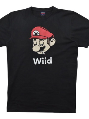 Screen&Stripes Super Mario Wiid T-shirt used, size M