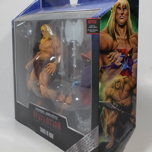 Mattel Masters of the Universe Revelation Savage He-Man & Orko action figure set new