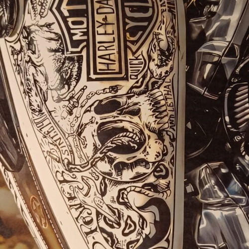 Harley Davidson A4 poster