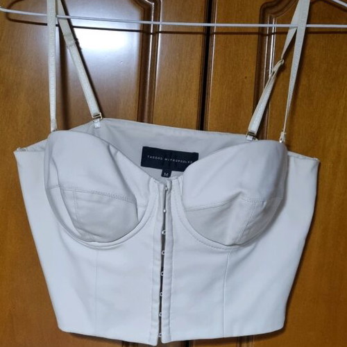 Tassos Mitropoulos Top-Corset Medium Size Beige like new