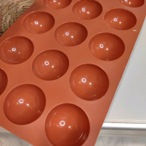 3D mold for chocolate products new, silicone spheres