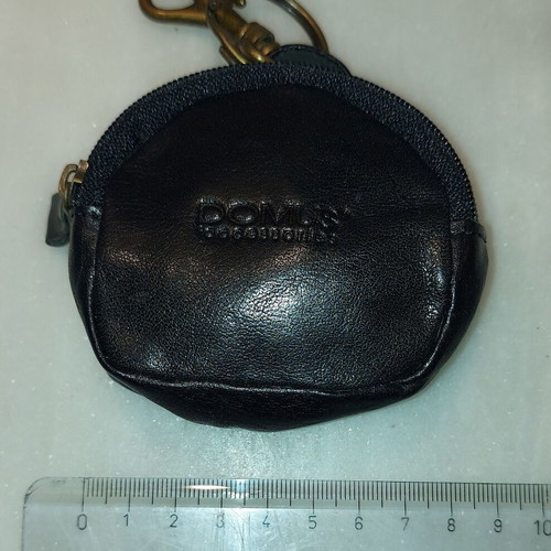 Domus Accessories leather key wallet like new, black