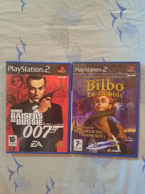The Hobbit και 007 From Russia With Love πακέτο μεταχειρισμένο, PAL PS2