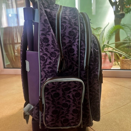 Santoro school backpack for primary school used with side pocket wear