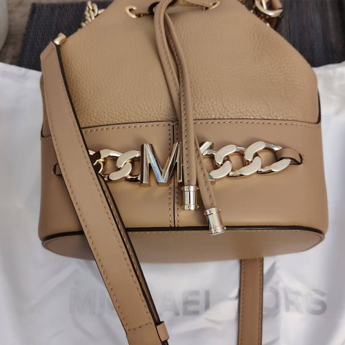 Michael Kors original limited edition leather crossbody bag, beige