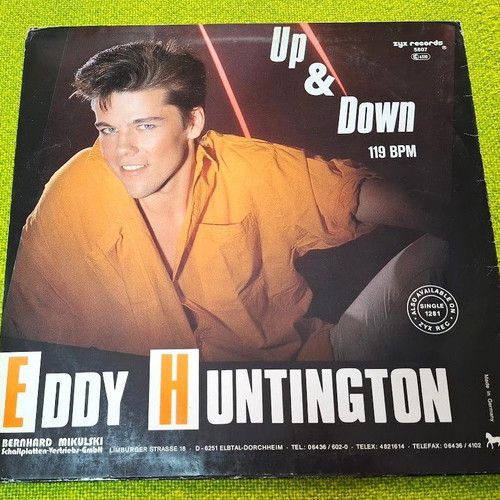 Eddy Huntington Up & Down 12' βινύλιο μεταχειρισμένο, ηλεκτρονικό