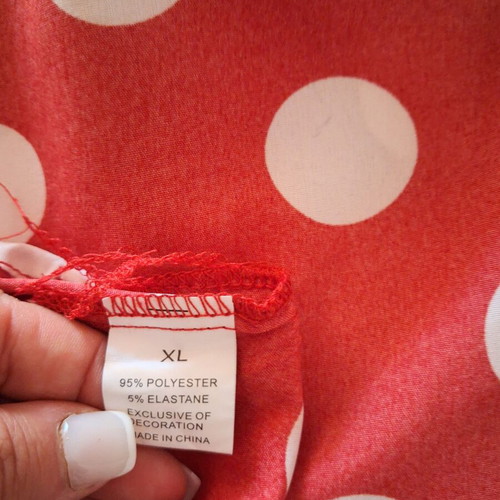 Polka Dot Dress like new, summer vintage, size XL