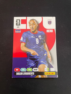 Panini FIFA World Cup 2026 Adrenalyn XL Dailon Livramento HERO trading card used