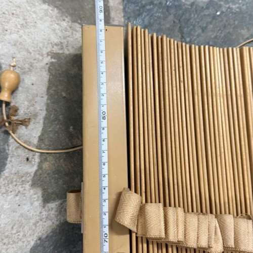 Wooden blinds used, 2 pieces 89 width and 2 pieces 66 width