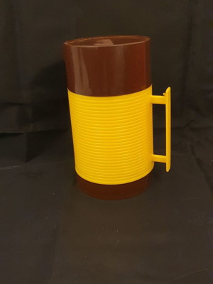 Thermos used, height 19cm, diameter 12cm